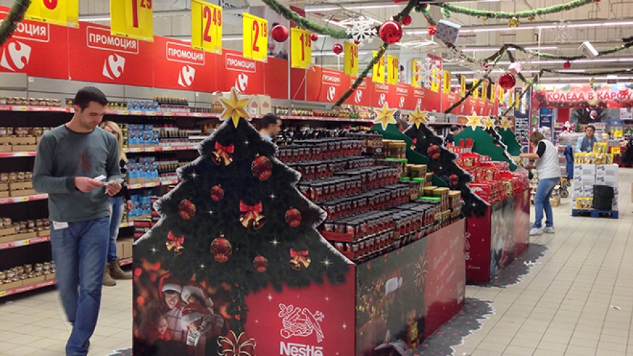 Christmas Nestle stands